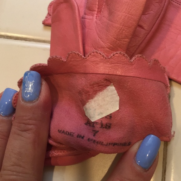Vintage Miss Aris leather gloves size 7 - Picture 4 of 7